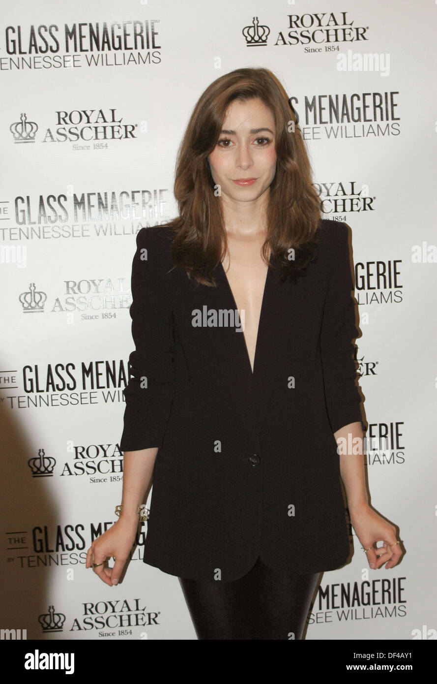 New York, USA. 26th Sep, 2013. American actress Cristin Milioto arrives at the premiere for Broadway's classic 'The Glass Menagerie' in the Booth Theatre in New York, USA, 26 September 2013. Photo: Lisa Hagen/dpa/Alamy Live News Stock Photo