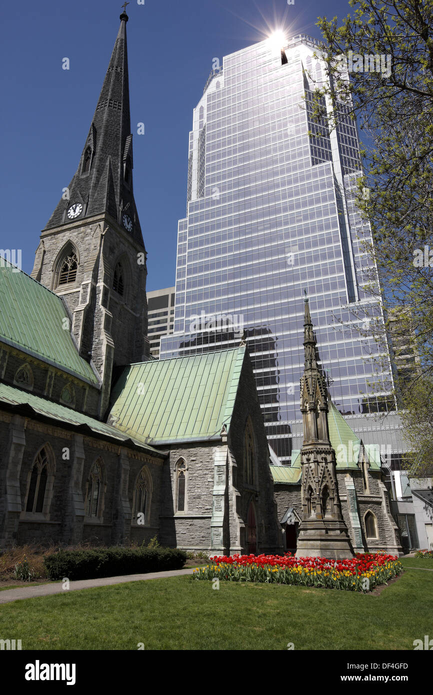 Christ Church Cathedral, Montreal, Quebec, Canada Stock Photo Alamy