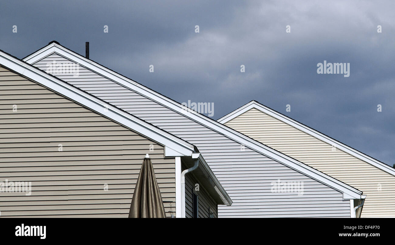 Group of condos in South Hadley, Massachusetts, U.S.A Stock Photo Alamy