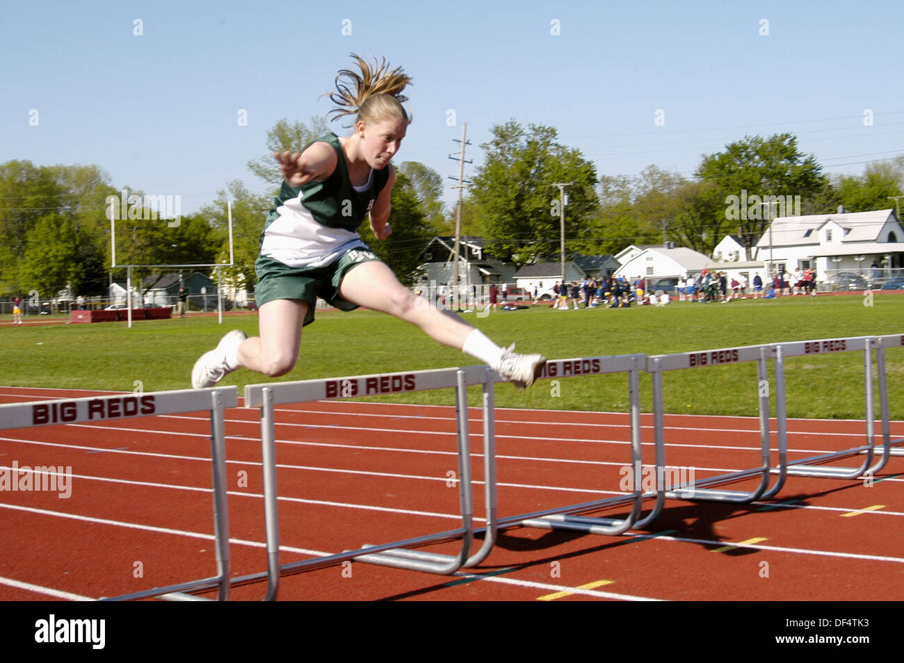 Middle School track meet events Stock Photo Alamy