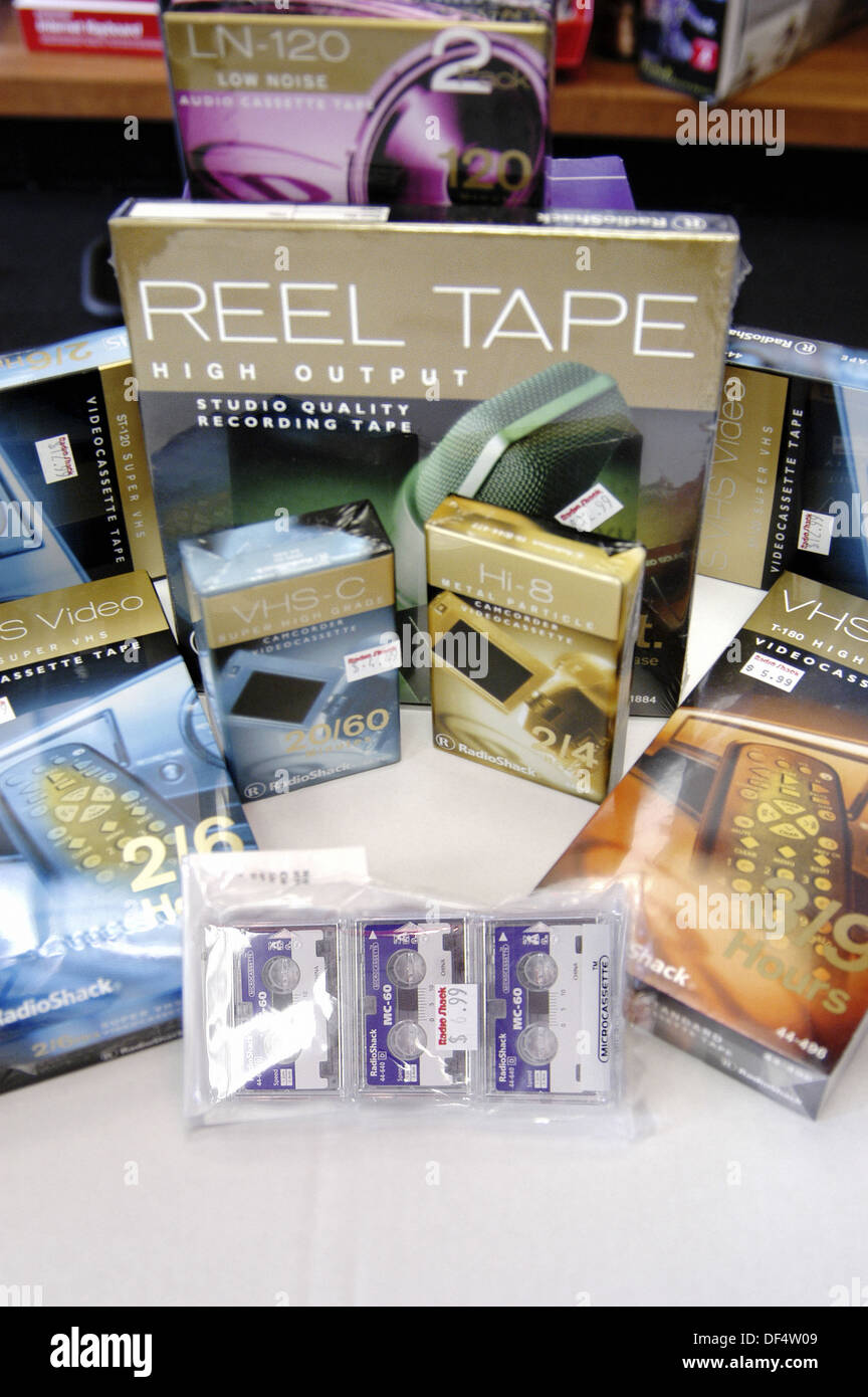 tape storage products Stock Photo Alamy
