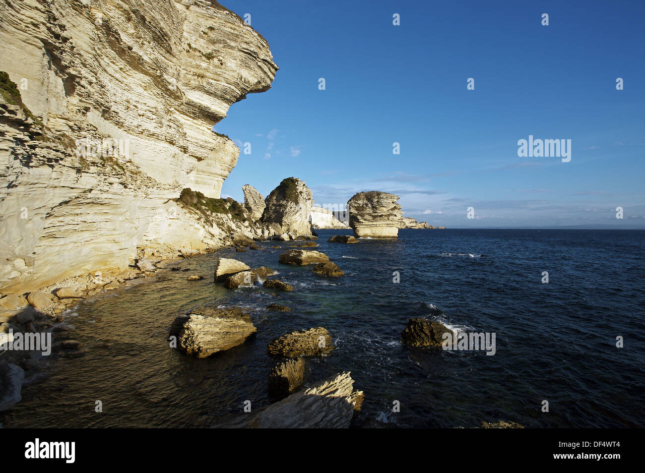 Cliffs, Bonifacio. Corsica Island, France Stock Photo Alamy