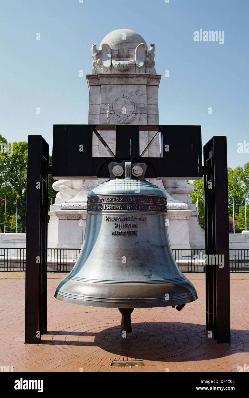 The Freedom Bell in front of the US Capitol building. Washington D.C, USA Stock Photo Alamy