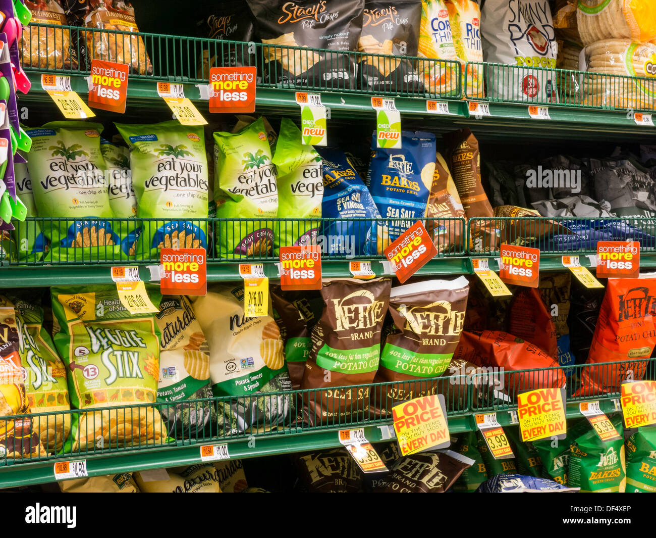 Display in Shaw's Grocery Store, Massachusetts Stock Photo Alamy