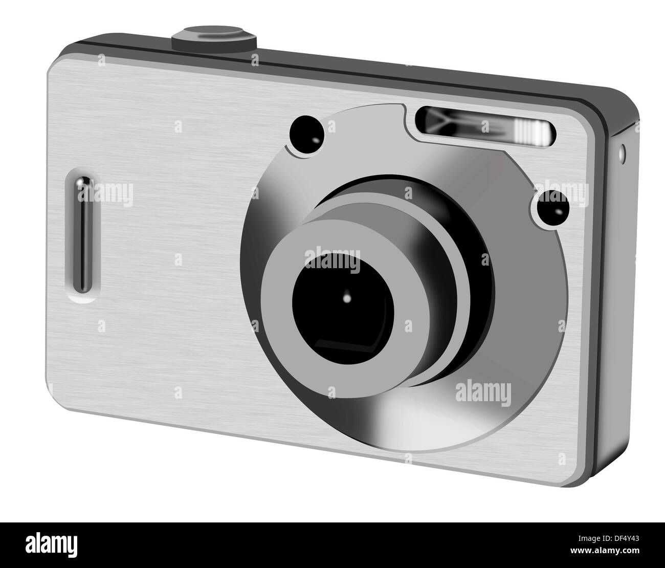 Illustration of a camera isolated in a white background Stock Photo - Alamy