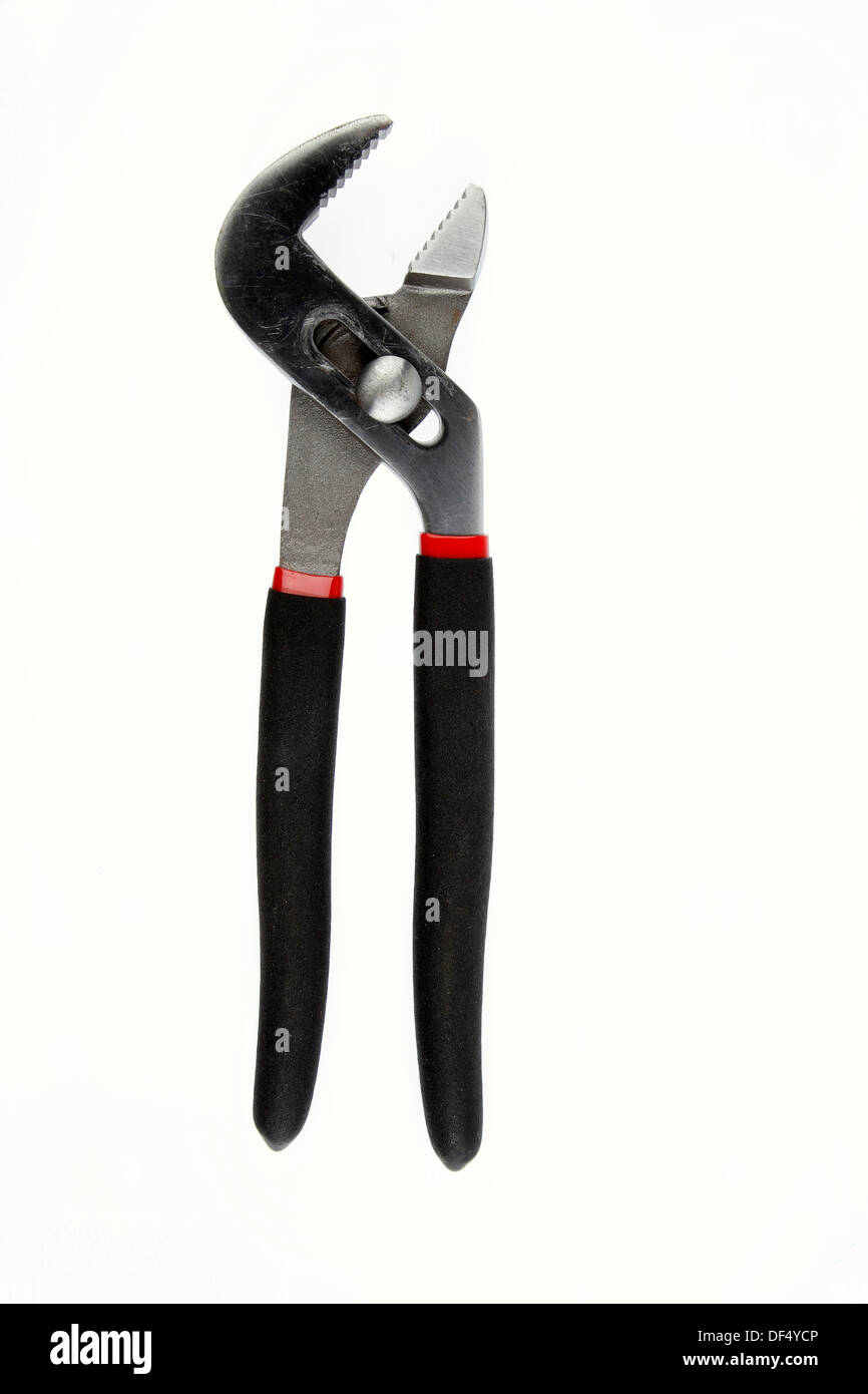 Pliers on a plain background Stock Photo