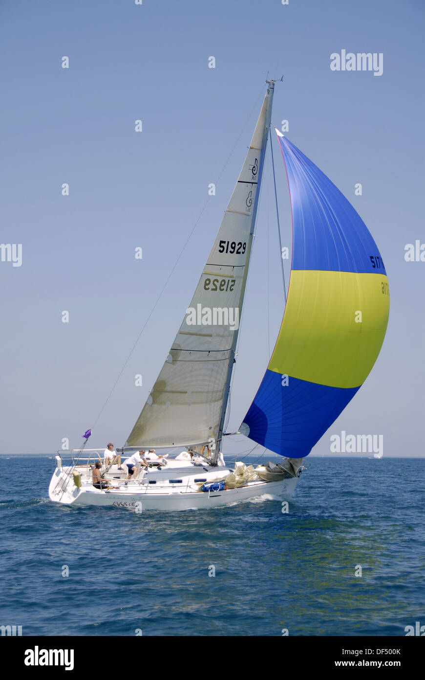 The annual sailboat race between Port Huron and Mackinaw Island