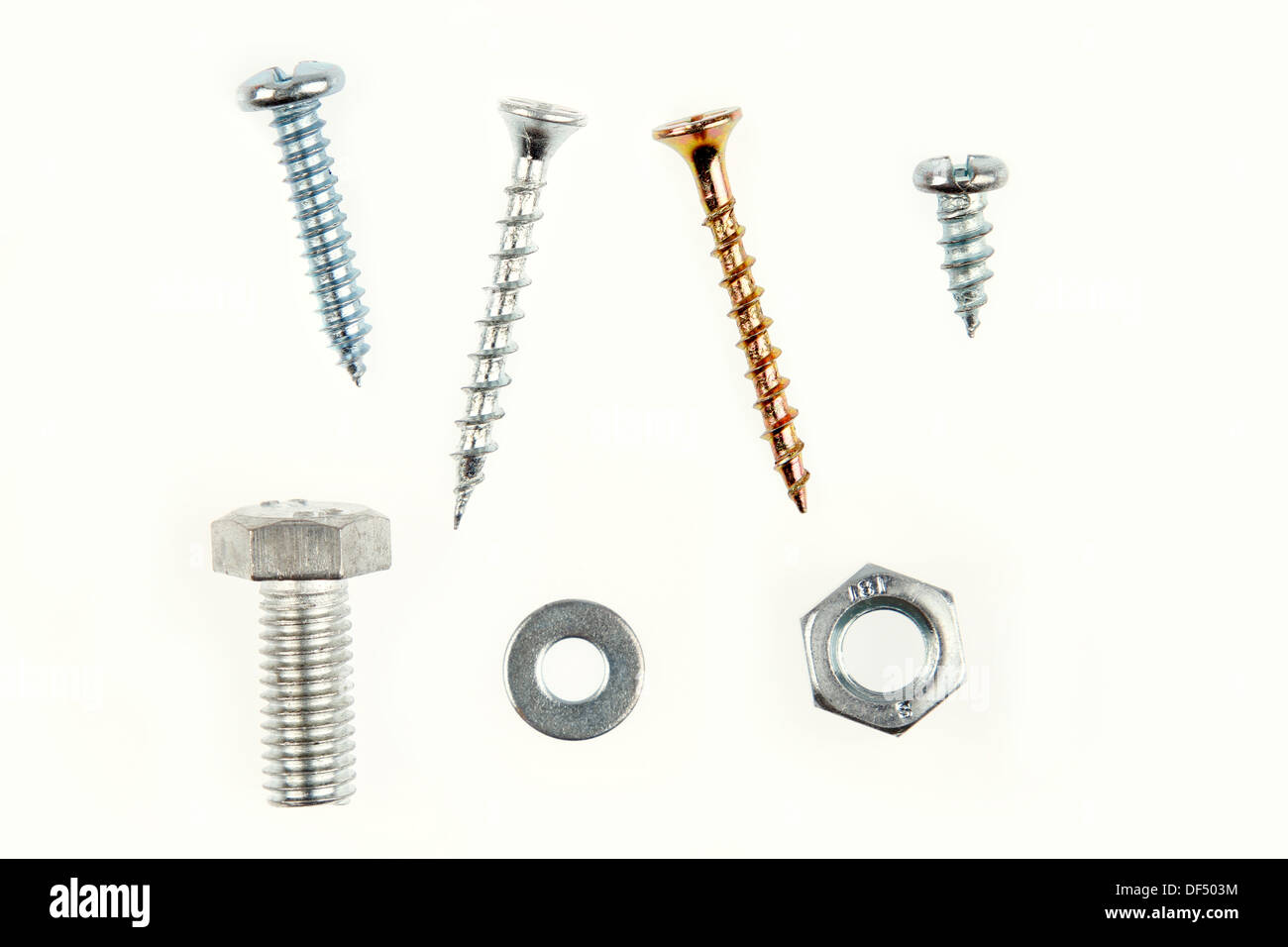 Nut bolt washer hi-res stock photography and images - Alamy