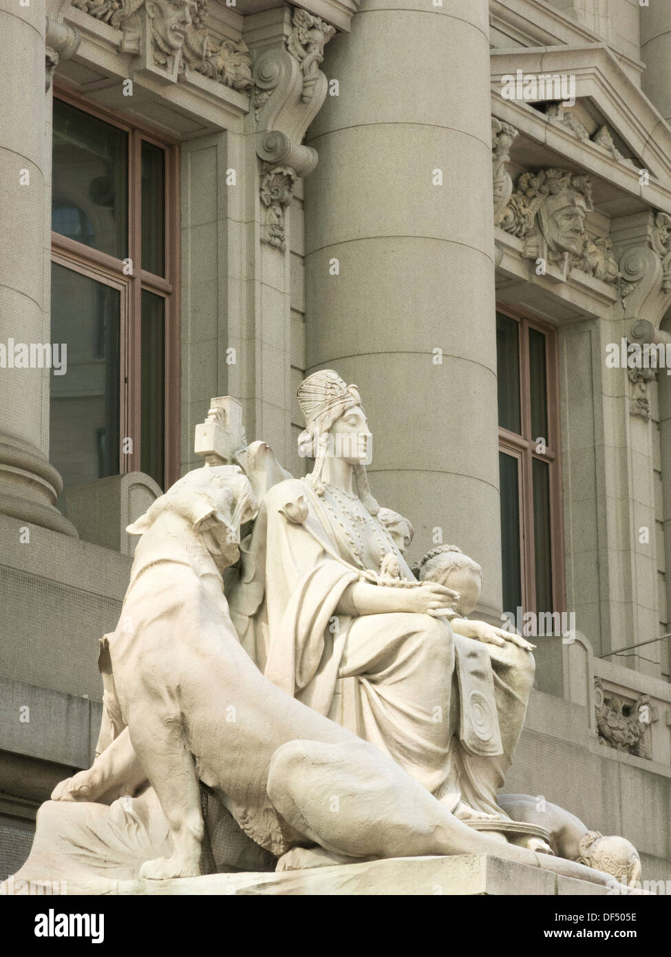 Africa Statue, Four Continents, Alexander Hamilton U.S. Custom House