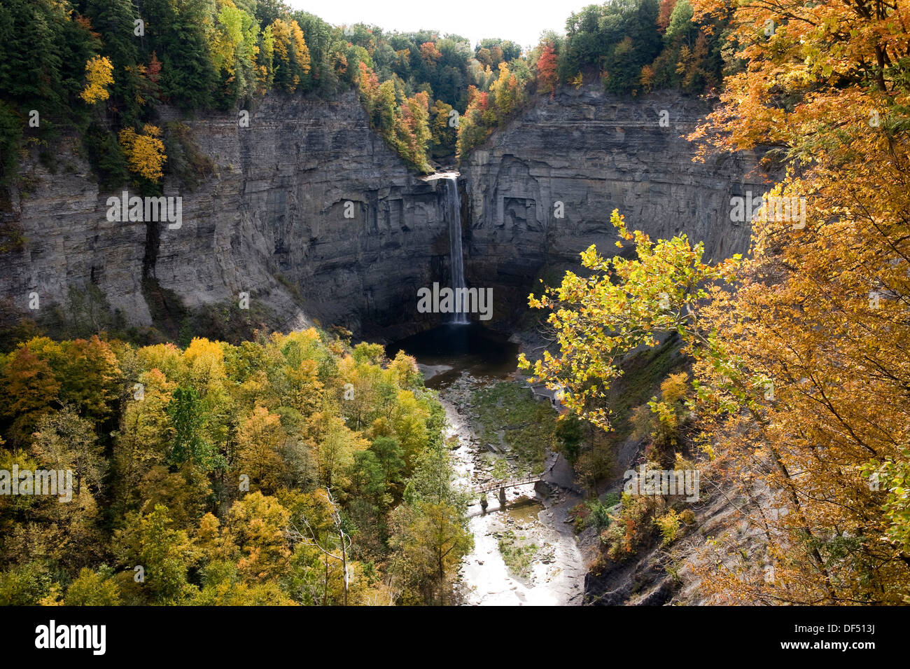 Taughannock Falls Finger Lakes Region New York Cayuga Lake near Ithaca Stock Photo Alamy