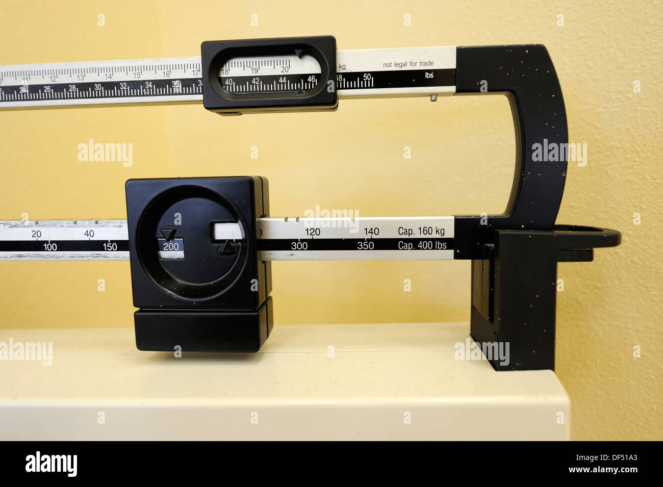 Weight measuring scale Stock Photo Alamy