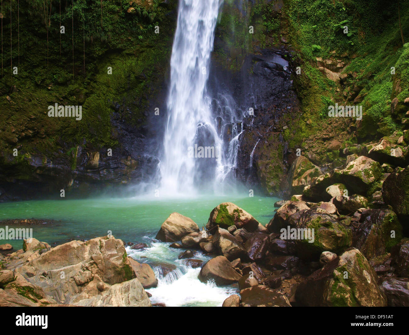 The pool at the bottom of Victoria falls, one of several impressive
