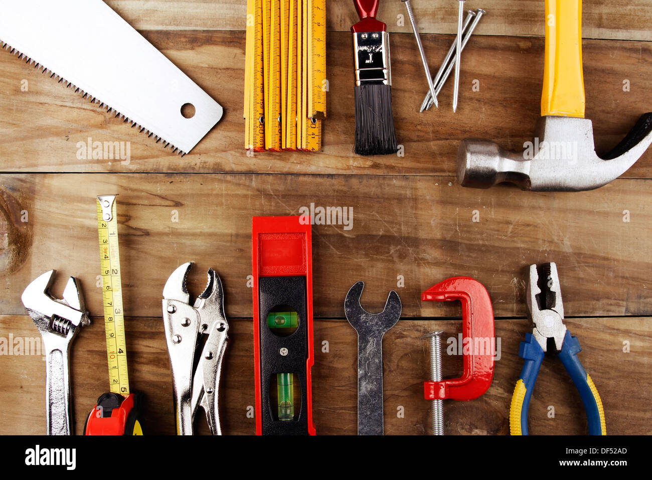 Construction work tools on hi-res stock photography and images - Alamy