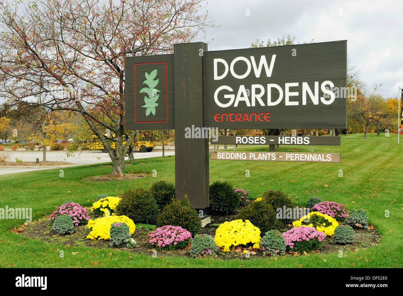Dow Gardens Midland Michigan popular tourist attraction Stock Photo Alamy
