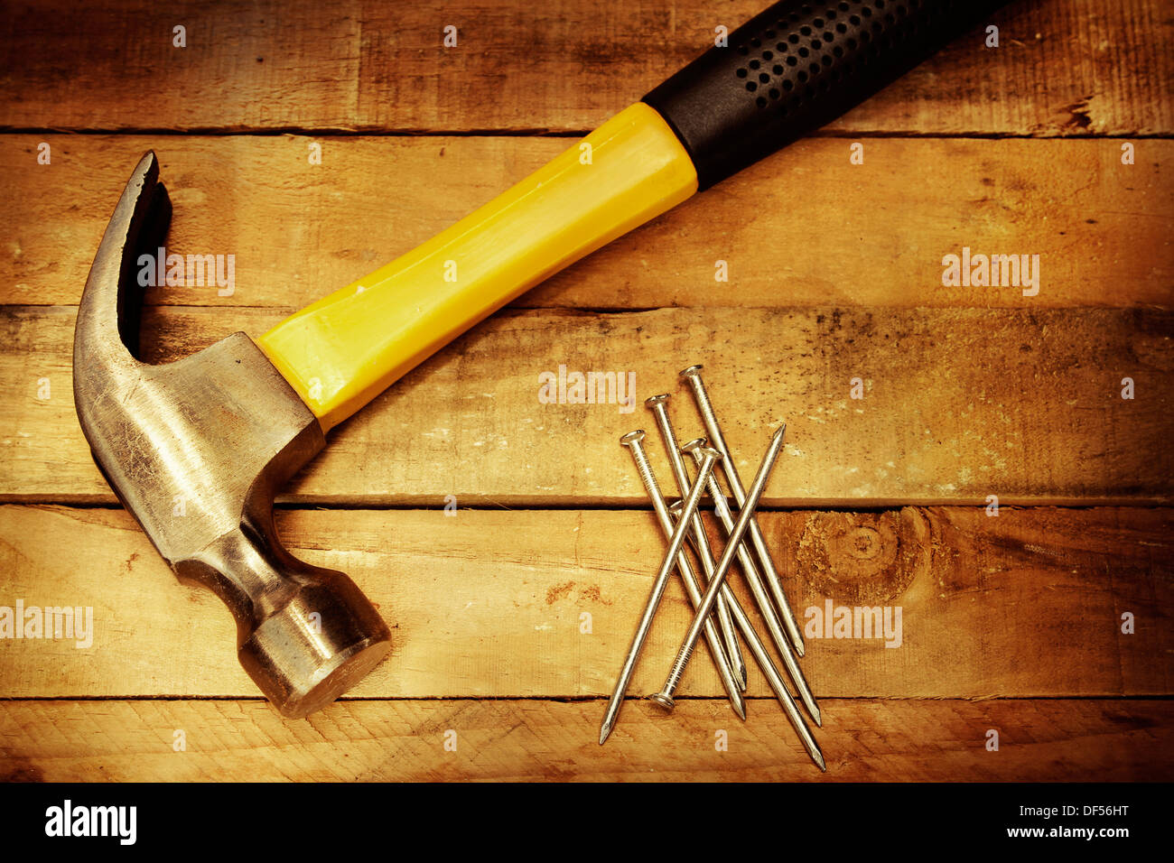 Hammer and nails hires stock photography and images Alamy