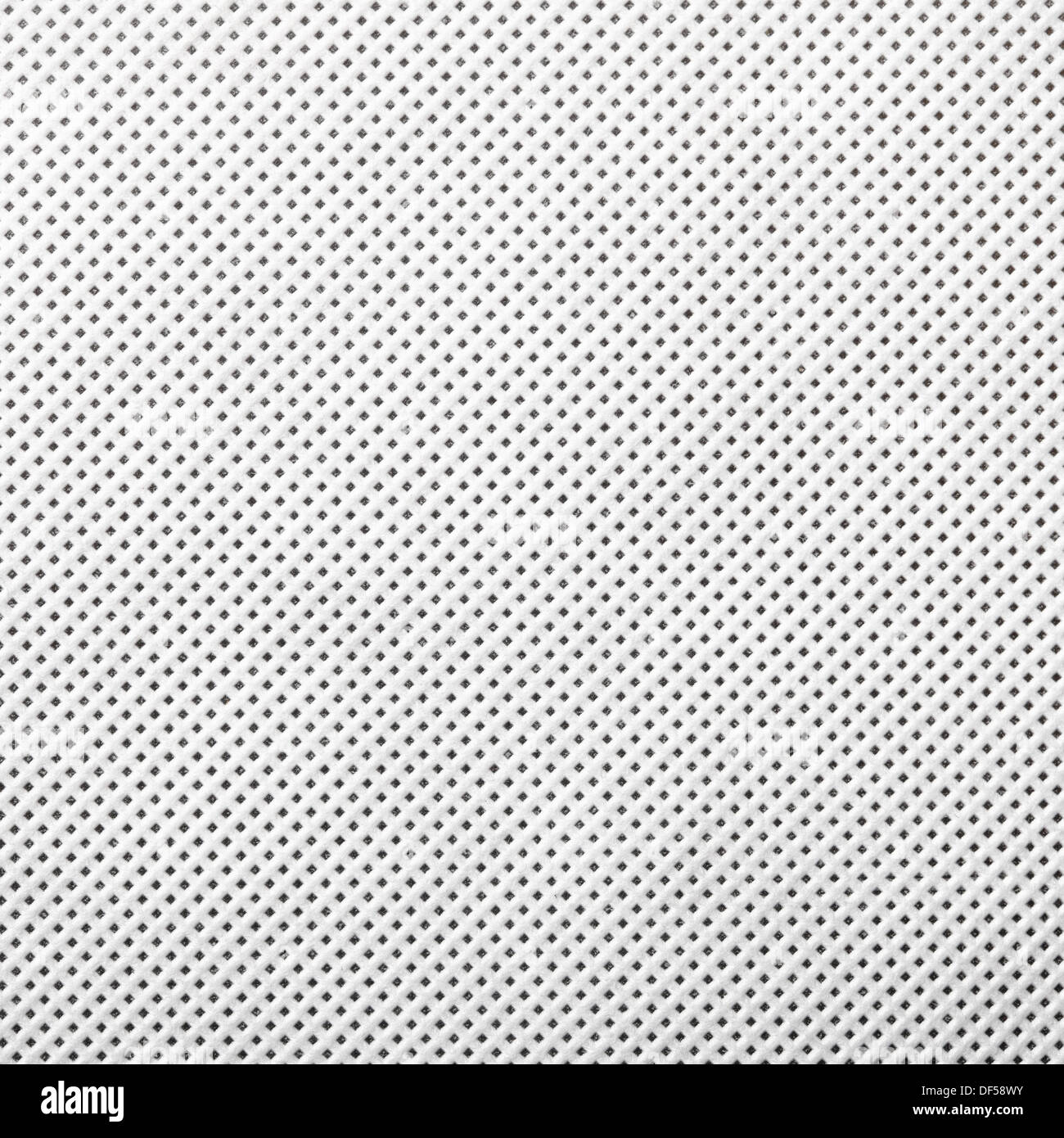 perforated textile pattern texture background or backdrop Stock Photo