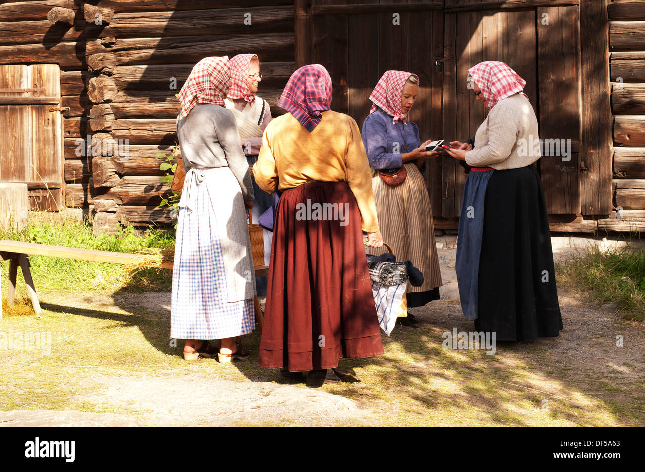 Tradition and technology Stock Photo