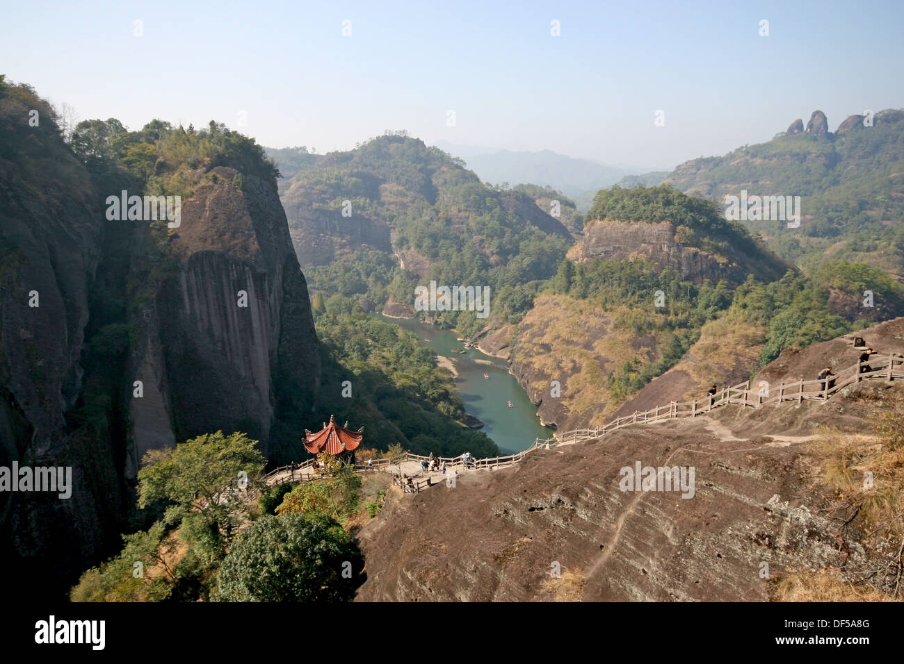 mountain natural landscape, Wuyi mountain, fujian province, China Stock ...