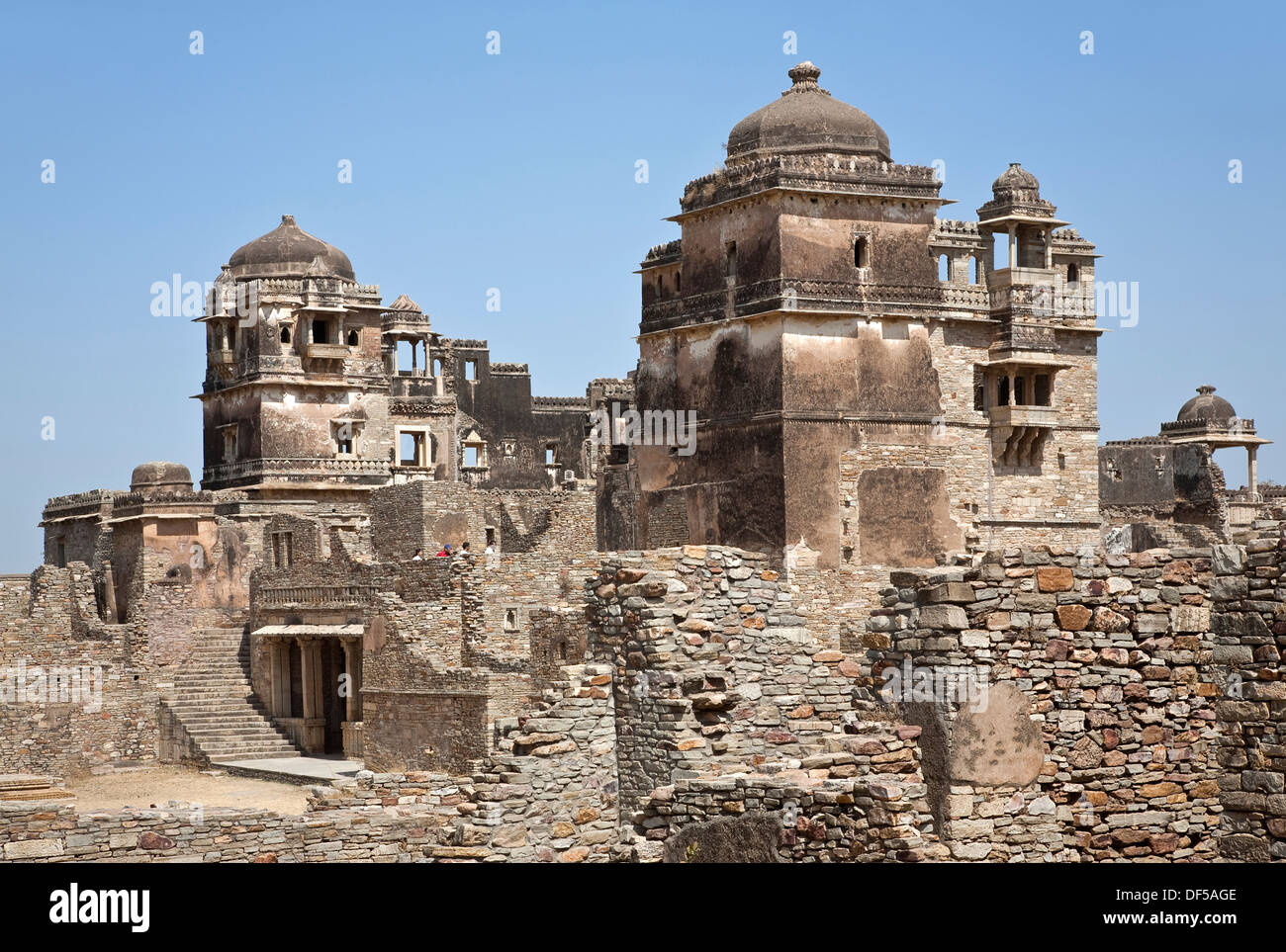 Rana Kumbha Palace. Chittorgarh Fort. Rajasthan. India Stock Photo
