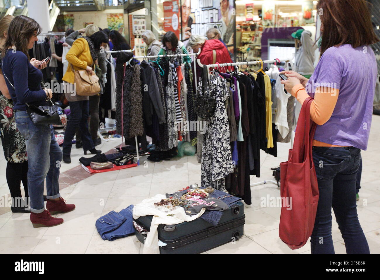 Gdansk, Poland 28th, September 2013 Fashion Swap Party named "Babi Targ