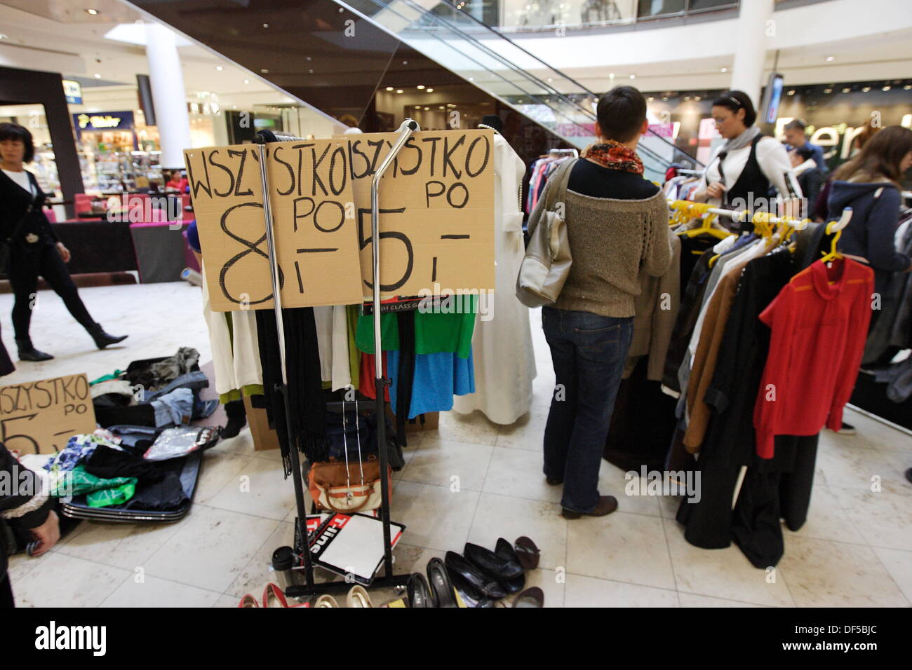 Gdansk, Poland 28th, September 2013 Fashion Swap Party named "Babi Targ