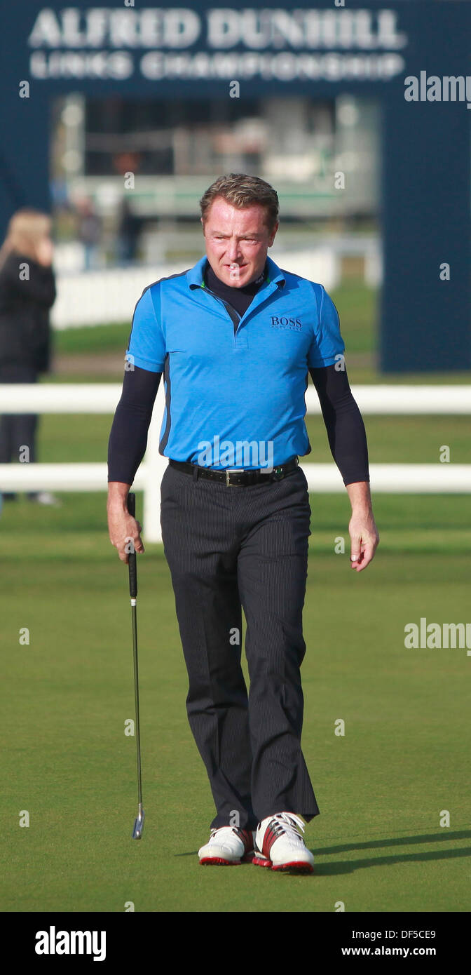 St Andrews, Scotland, UK, 28h September 2013, Michael Flatley plays The Old Course St Andrews at The Dunhill Cup Credit:  Derek Allan/Alamy Live News Stock Photo