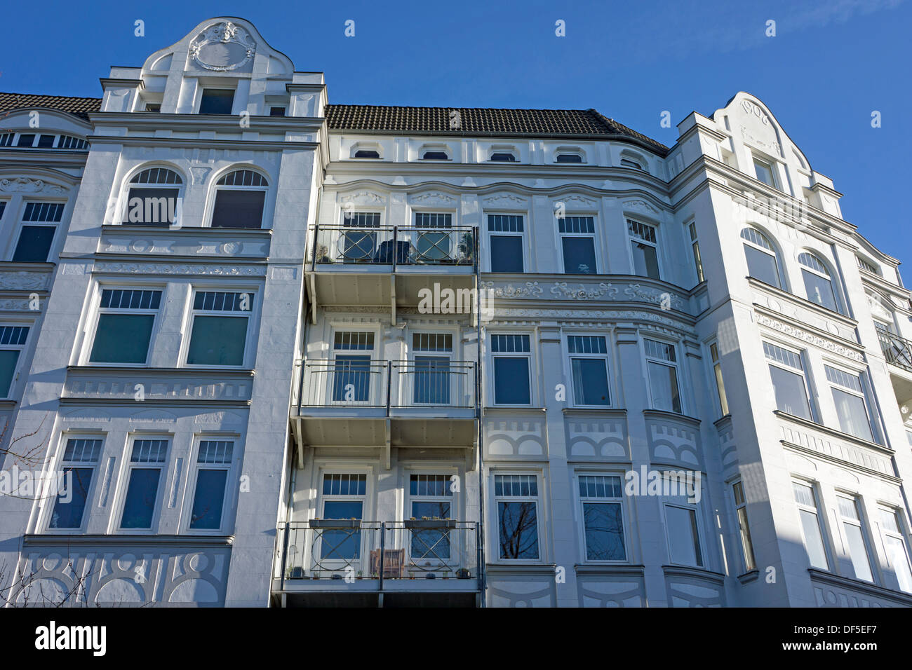Old apartment building in Kiel,Germany Stock Photo Alamy