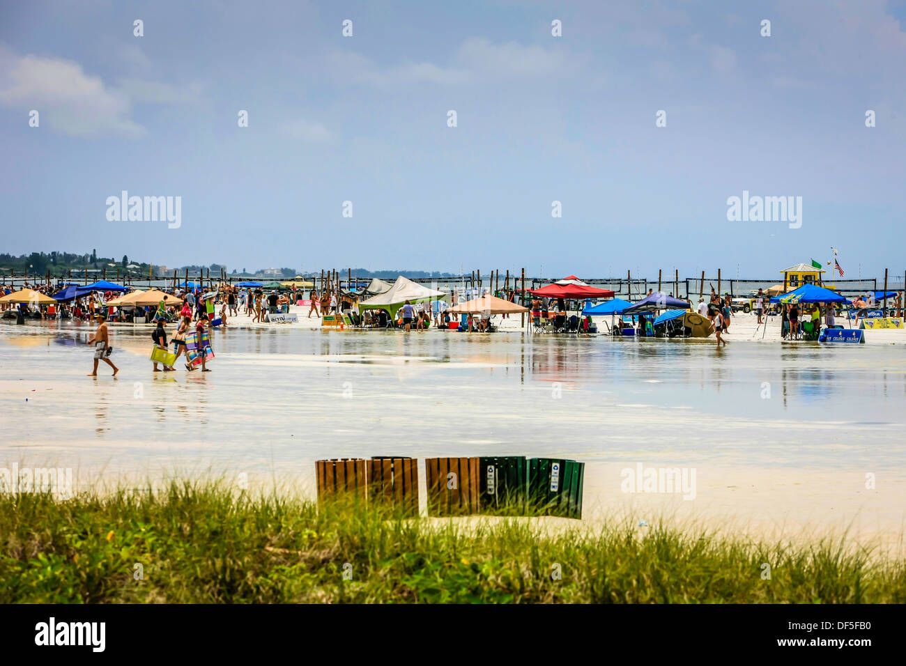 Siesta Key beach Florida after a tropical rain storm Stock Photo Alamy