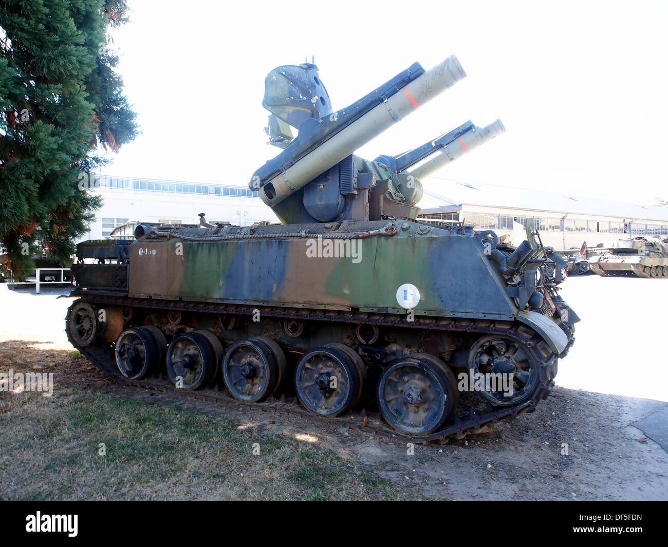 AMX-30 Roland SAM, Tanks in the Muse des Blinds, France, pic-1 Stock Photo