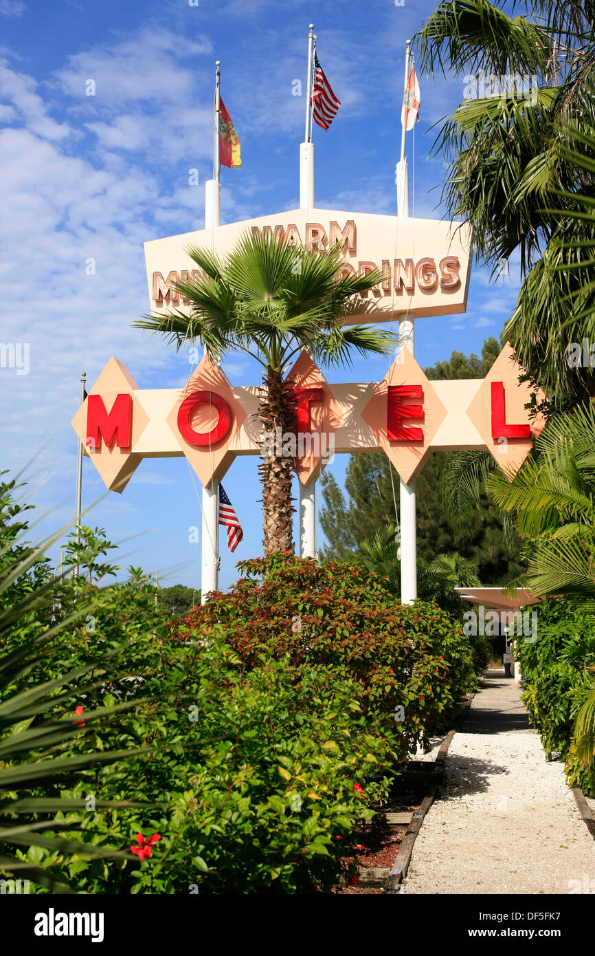 Warm Mineral Springs Motel in Florida dating from the late1950s Era