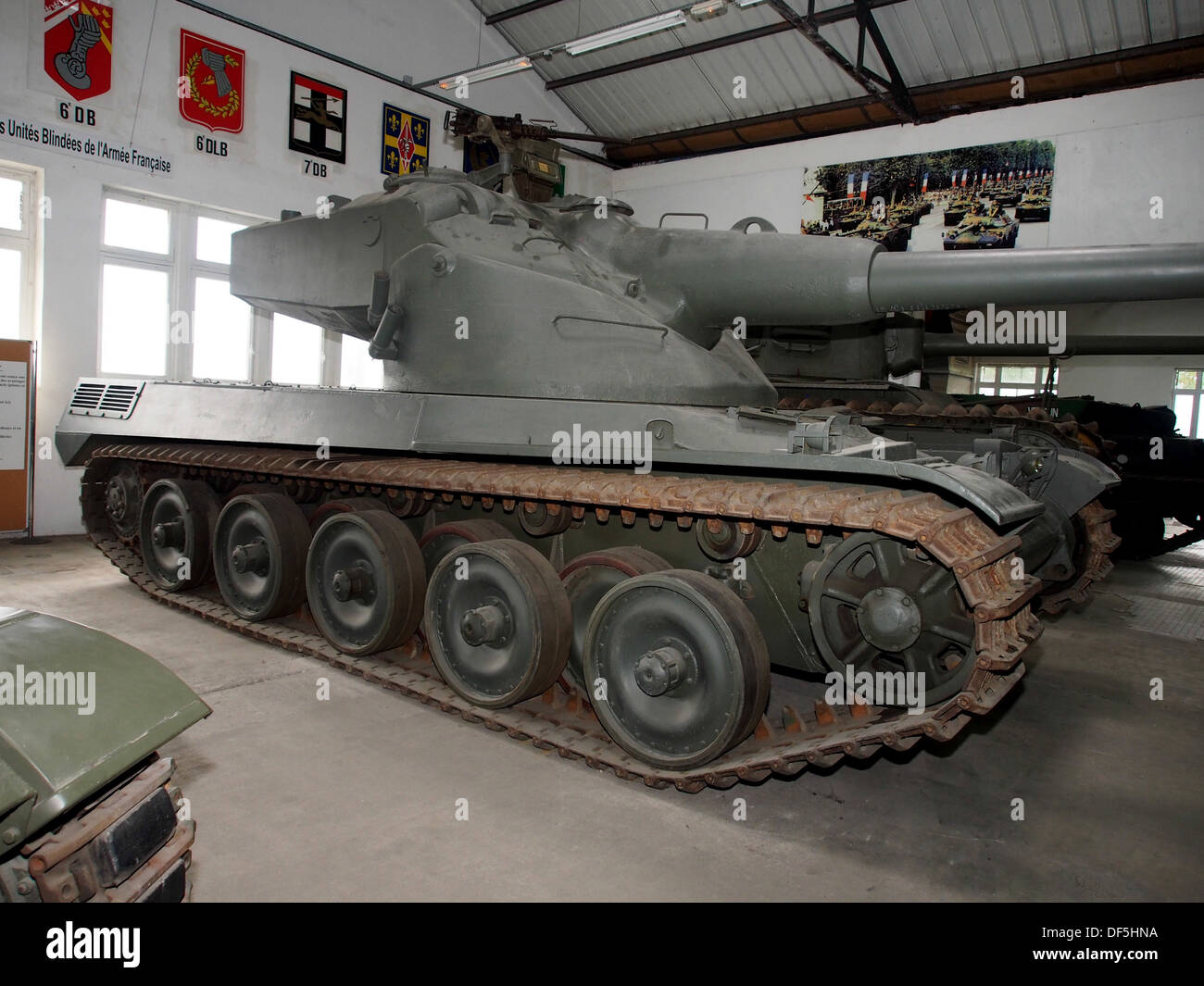 AMX-50, Tanks in the Muse des Blinds, France, pic-4 Stock Photo