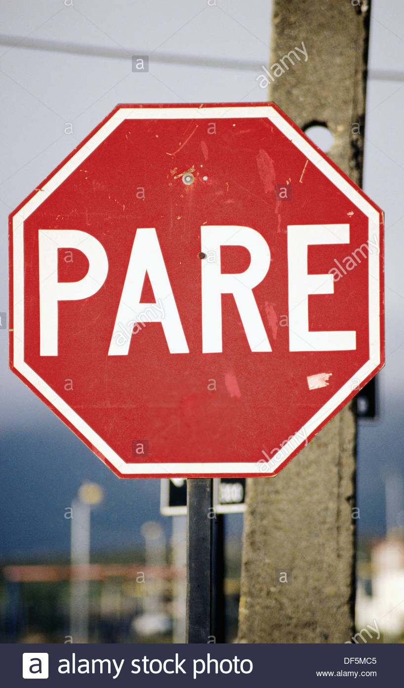 Stop Sign Pare Stock Photos & Stop Sign Pare Stock Images - Alamy