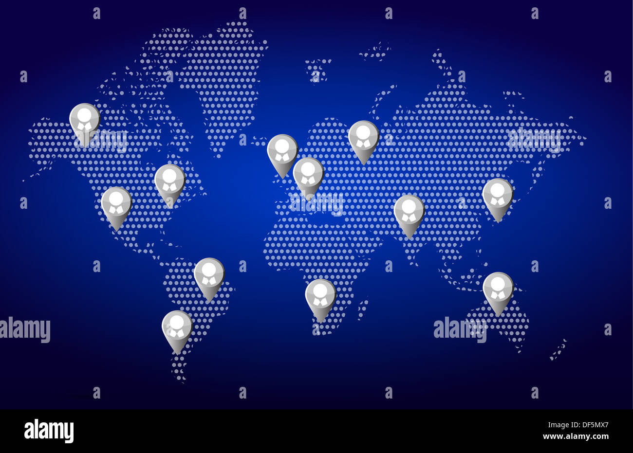World map network background illustration design Stock Photo - Alamy