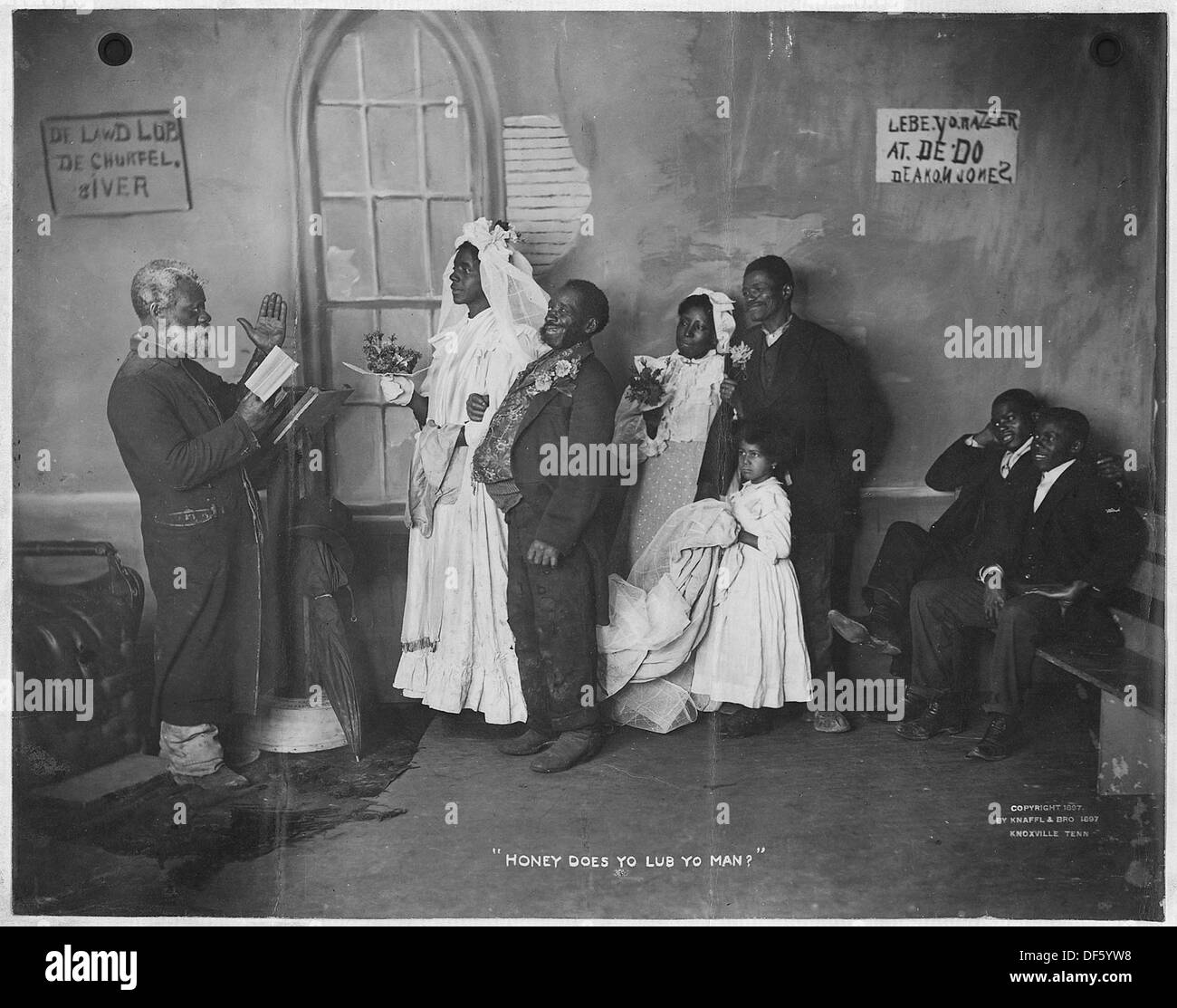 African American Wedding Vintage Black And White Stock Photos