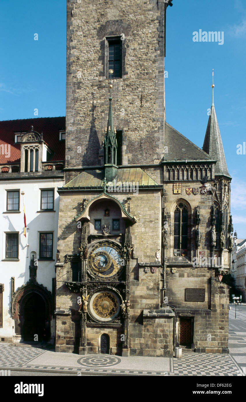 Old Town Hall Clock. Prague. Czech Republic Stock Photo Alamy