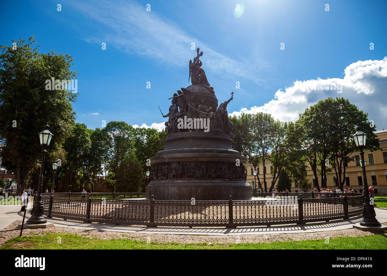 Monument to the 1000th anniversary of Russia Stock Photo - Alamy