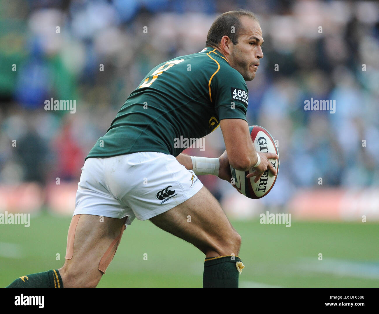 Cape Town, South Africa. 28 Sept 2013. , Fourie du Preez of South Africa  during the Castle Lager Rugby Championship test match between South Africa  (Sprinkboks) and Australia (Wallabies) at DHL Newlands