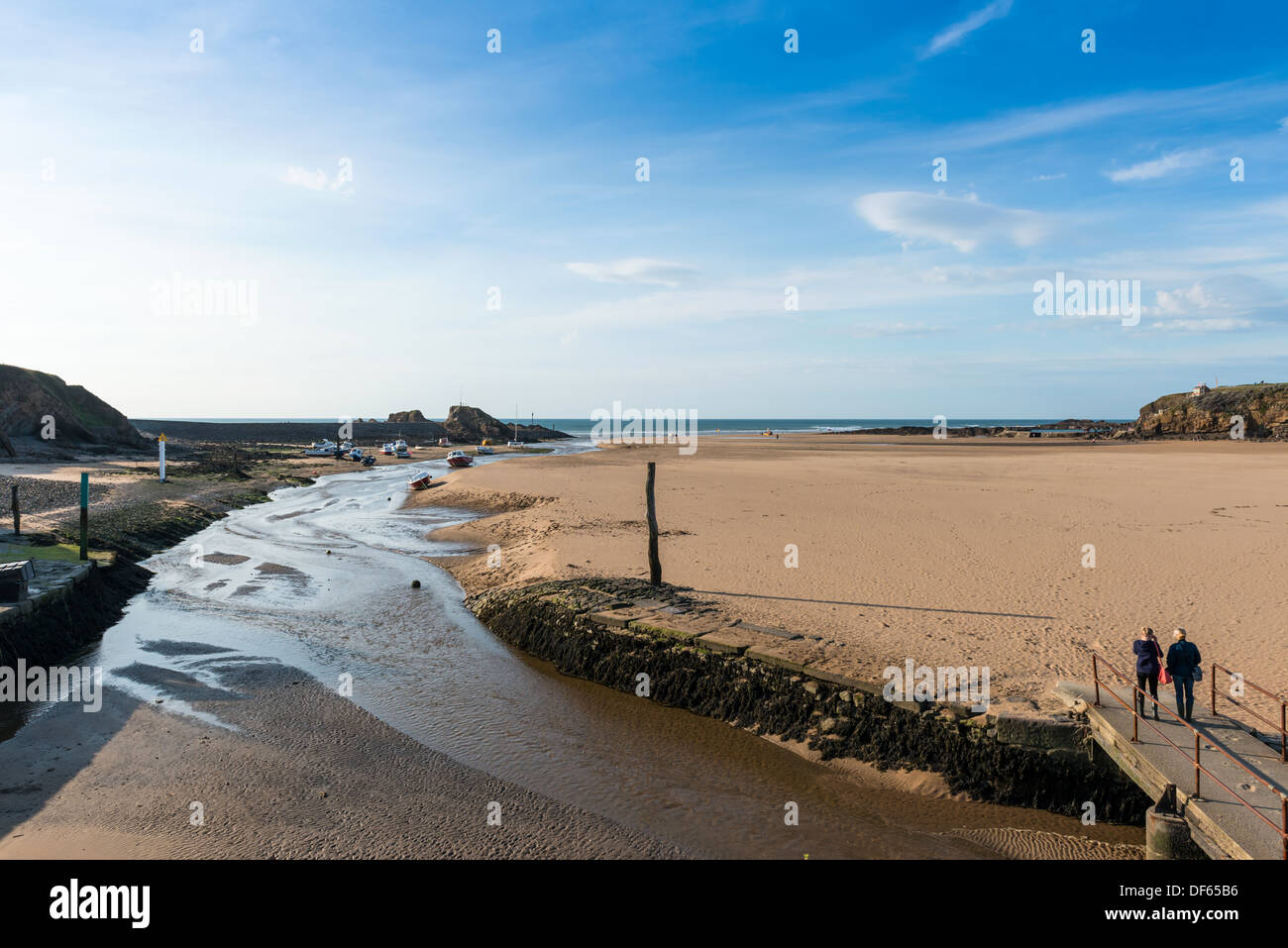 Bude Cornwall England September 27th 2013 The Summerleaze Beach At bude-cornwall-england-september-27th-2013-the-summerleaze-beach-at