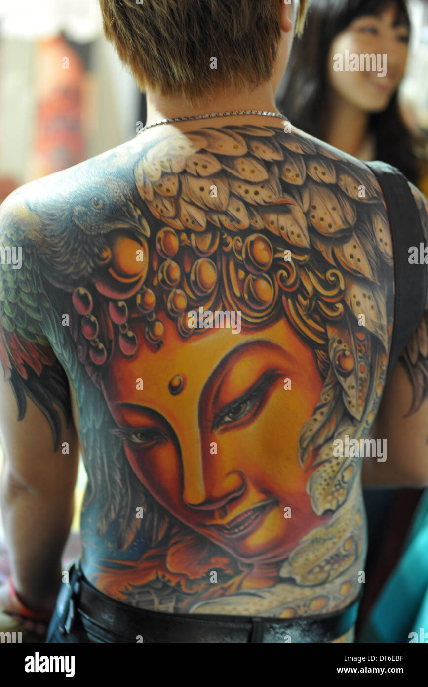 Buddha tattoos hi-res stock photography and images - Alamy