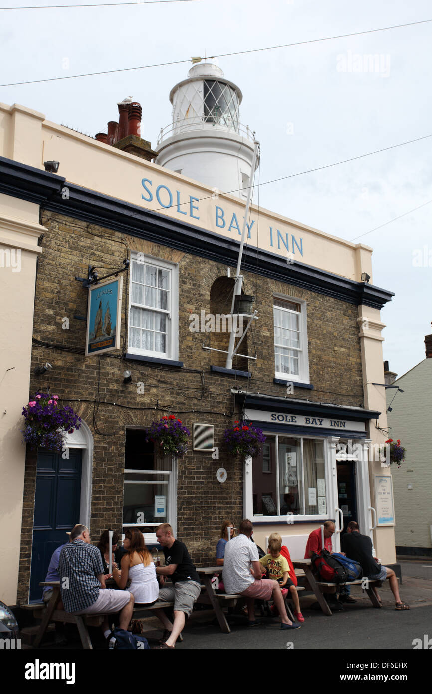 The Sole Bay Inn pub in Southwold, Suffolk Stock Photo Alamy