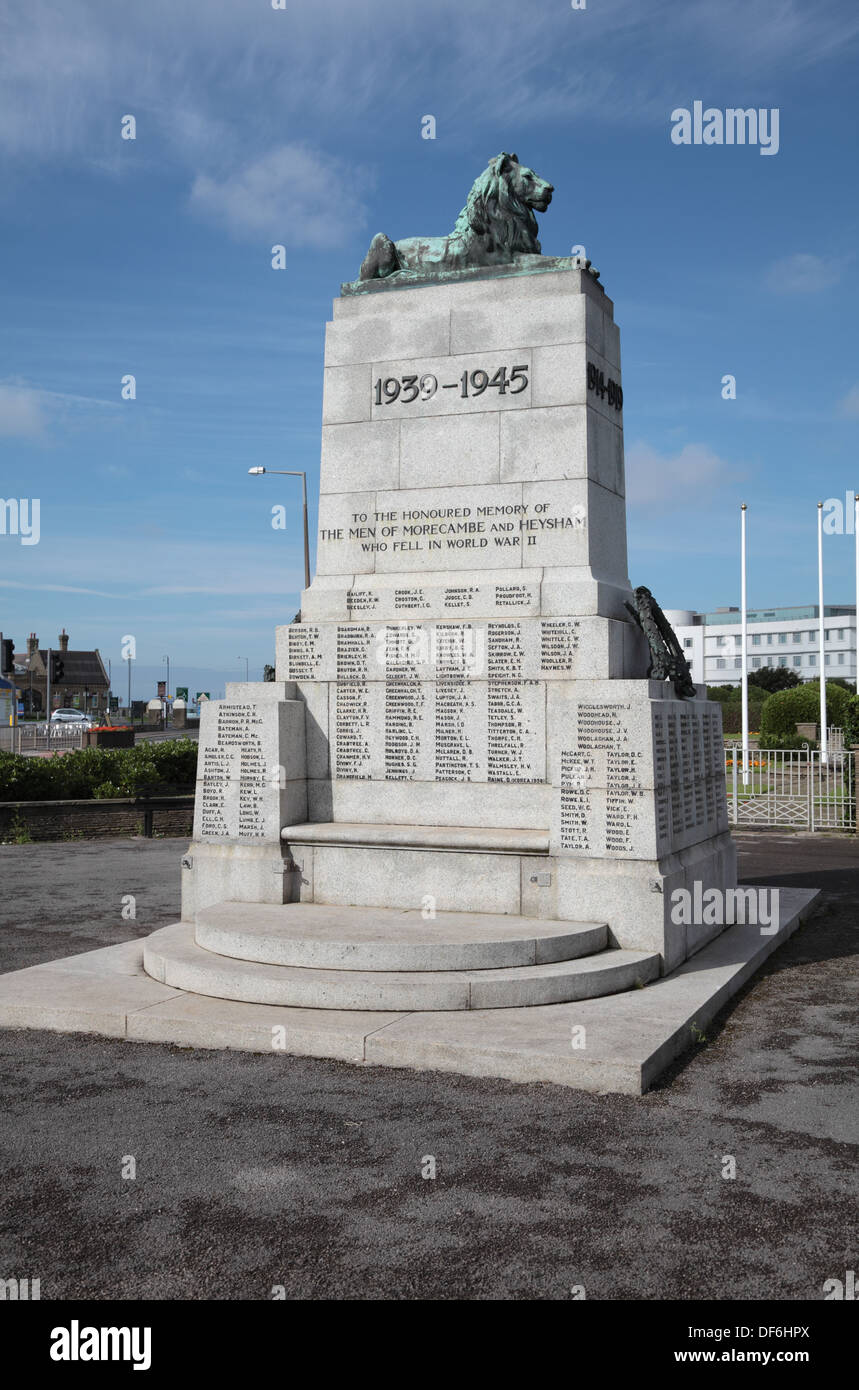 Cenotaph-Memorial to the fallen in both World Wars Stock Photo