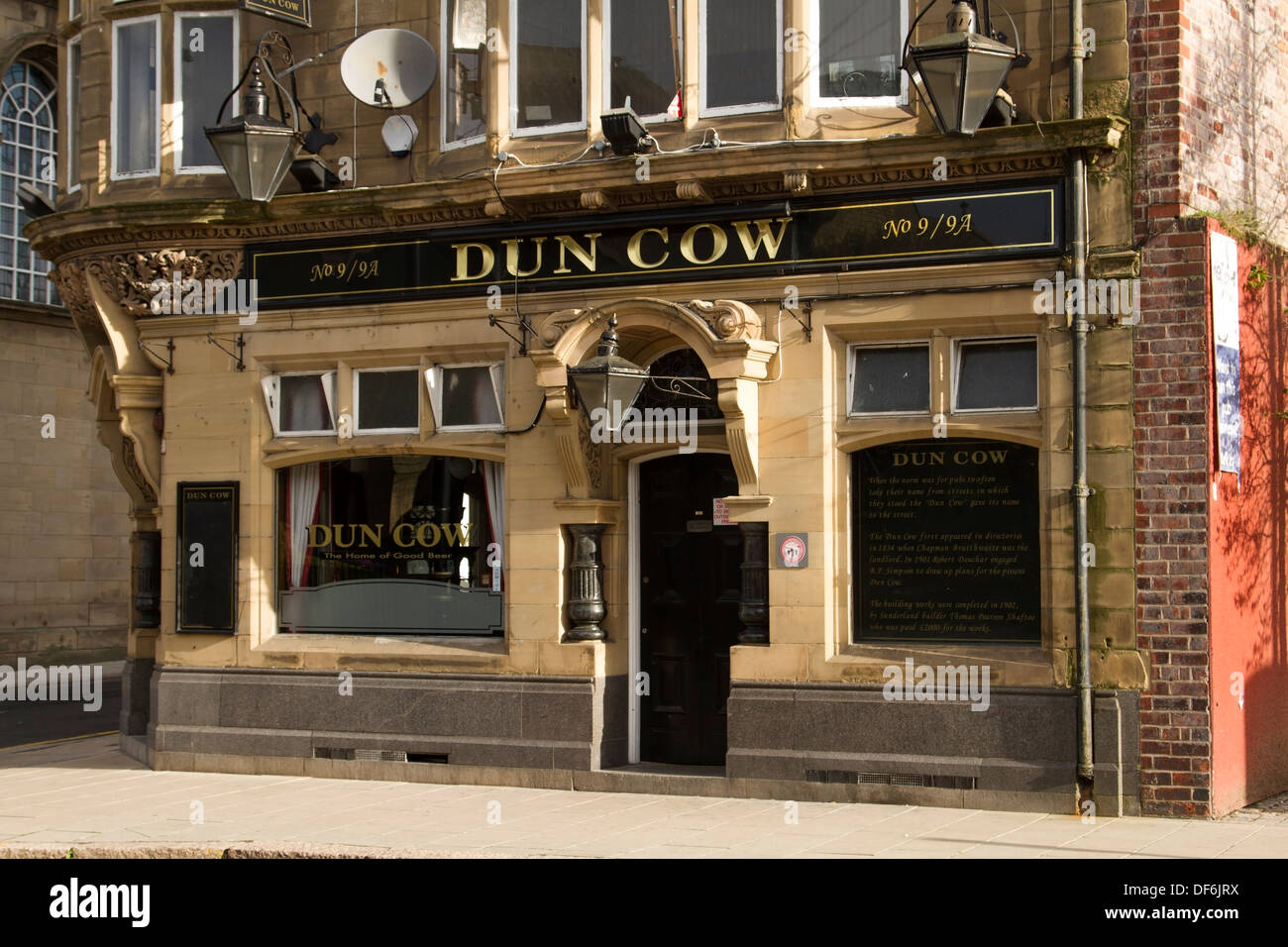 The Dun Cow Public House in Sunderland, North East England Stock Photo