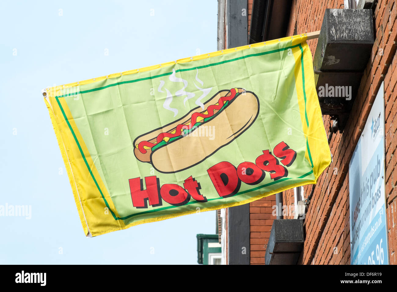 Hot dog advertising banner hi-res stock photography and images - Alamy
