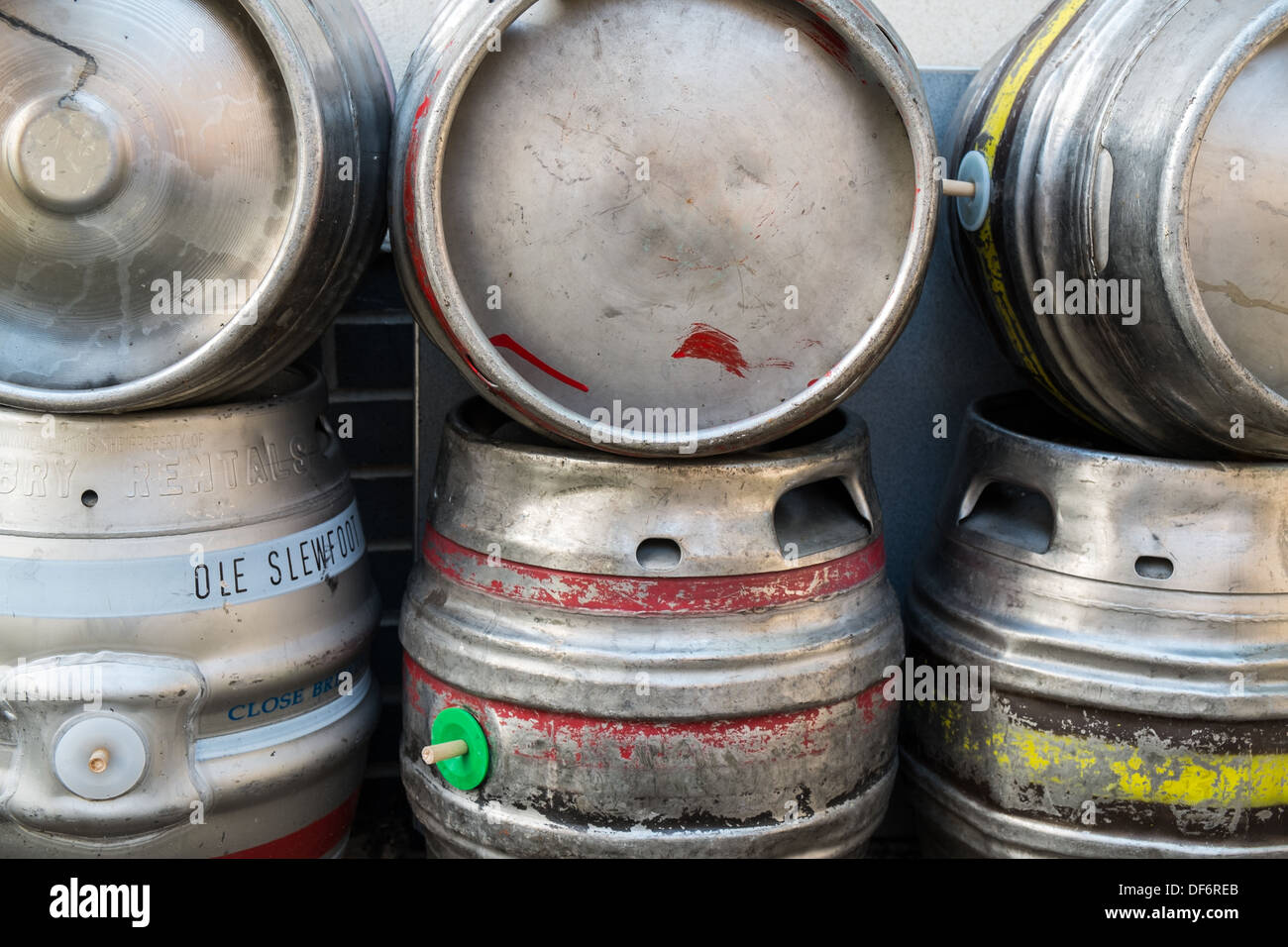 A picture of beer barrels Stock Photo Alamy