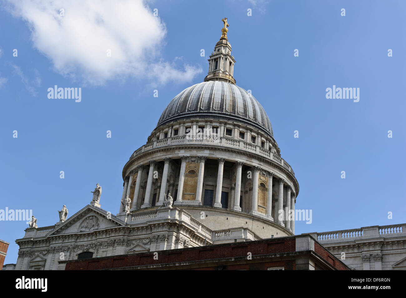 Iconic dome of St Paul's Cathedral, London, England, United Kingdom. Stock Photo