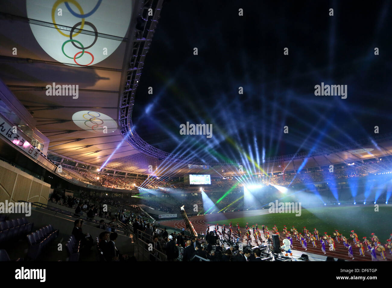 Tokyo, Japan. 29th Sep, 2013. General view, SEPTEMBER 28, 2013 : The 68th National Sports Festival opening ceremony at Ajinomoto Stadium, Tokyo, Japan. © AFLO SPORT/Alamy Live News Stock Photo