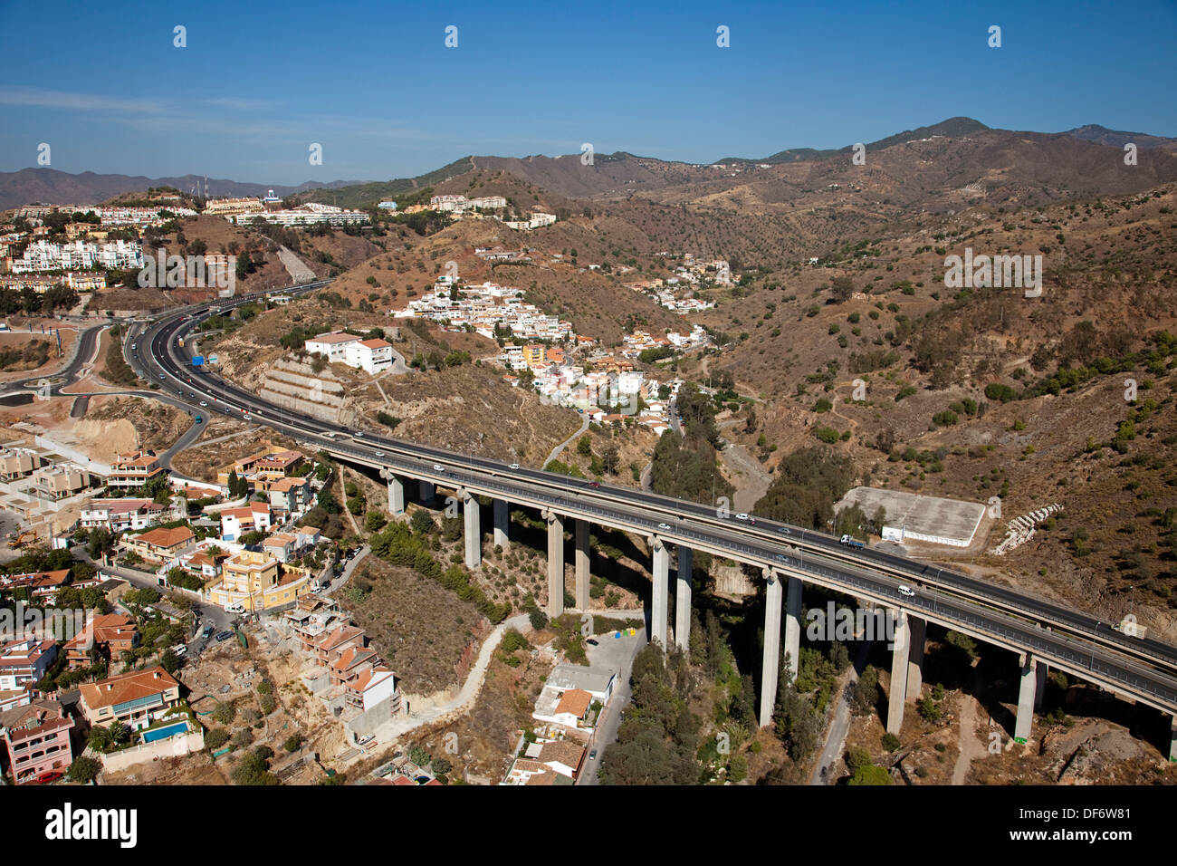 Autovía del Mediterráneo, Malaga province, Costa del Sol, Andalusia, Spain Stock Photo