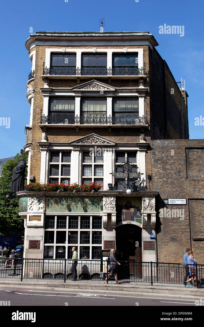 The Blackfriar pub, Queen Victoria St, London, England, UK. Stock Photo