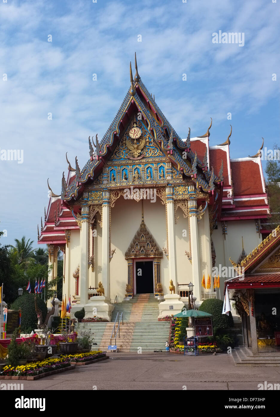 Wat Pho Chai temple in Nong Khai, Thailand Stock Photo