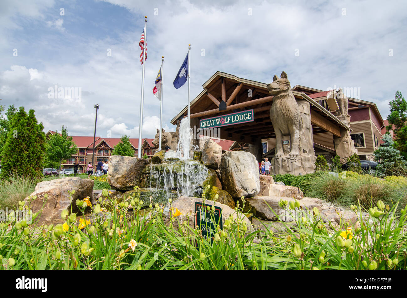 Great Wolf Lodge Grand Lobby, Concord, North Carolina Stock Photo Alamy